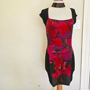 Guess by Marciano Floral Printed Guess Bodycon Dress